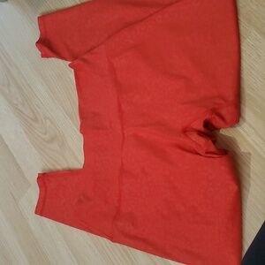 Buffbunny leggings seamless front sz xl in red